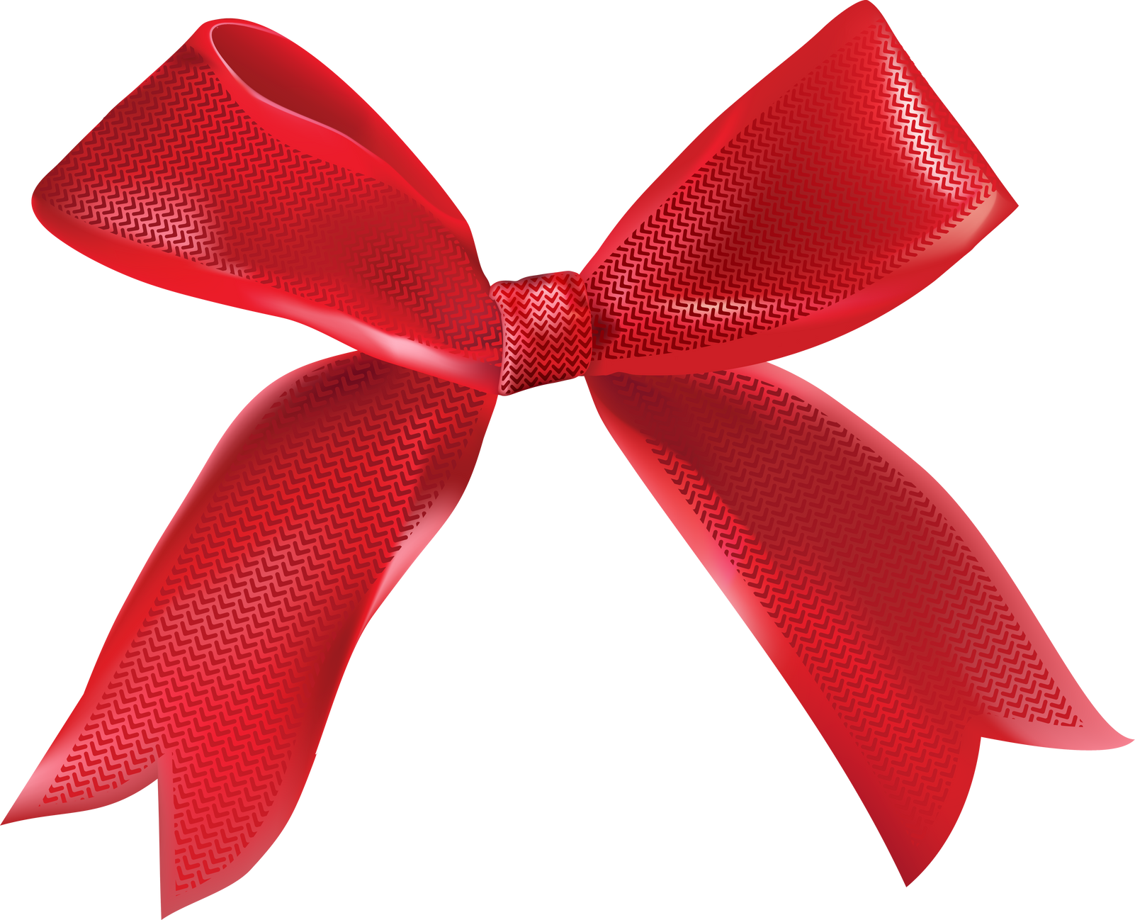 Red bow isolated. Bow for greeting card